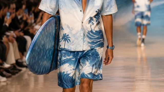 Louis Vuitton Makes Waves with Surf-Inspired Collection in Paris Heat